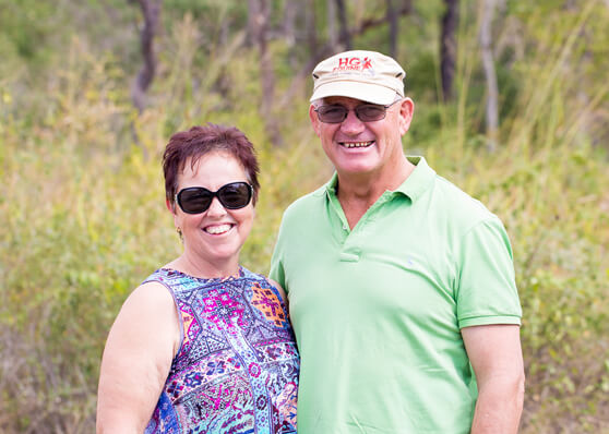 Alan and Kerry happy clients of Lighthouse Financial Advisers Townsville financial planners